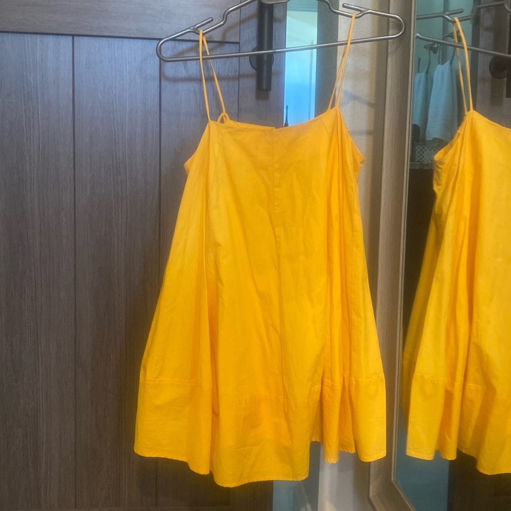 Free People Struttin Yellow Mini Dress